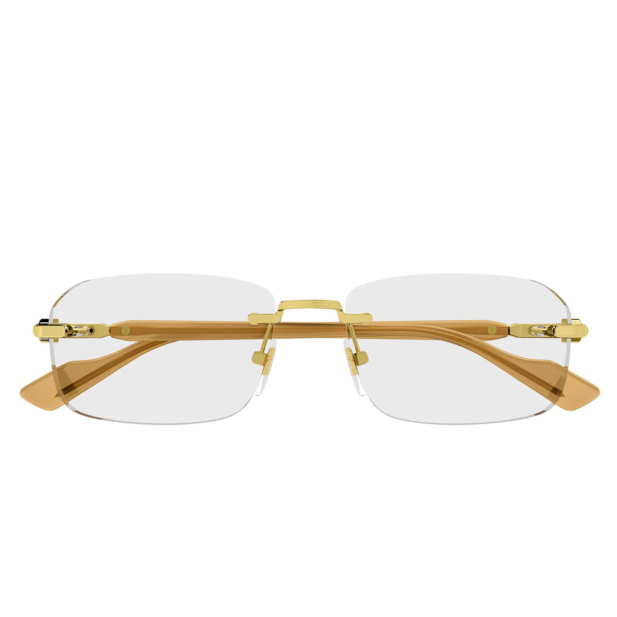 Gucci Occhiali da Vista GG1221O 006 Oro Giallo/Trasparente Uomo