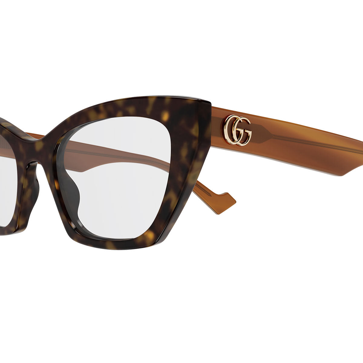 Gucci Occhiali da Vista GG1334O 005 Marrone/Trasparente Donna