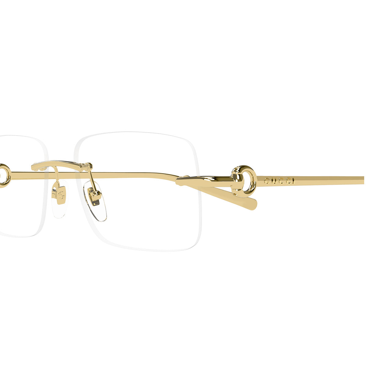 Gucci Occhiali da Vista GG1703O 003 Oro/Trasparente Uomo