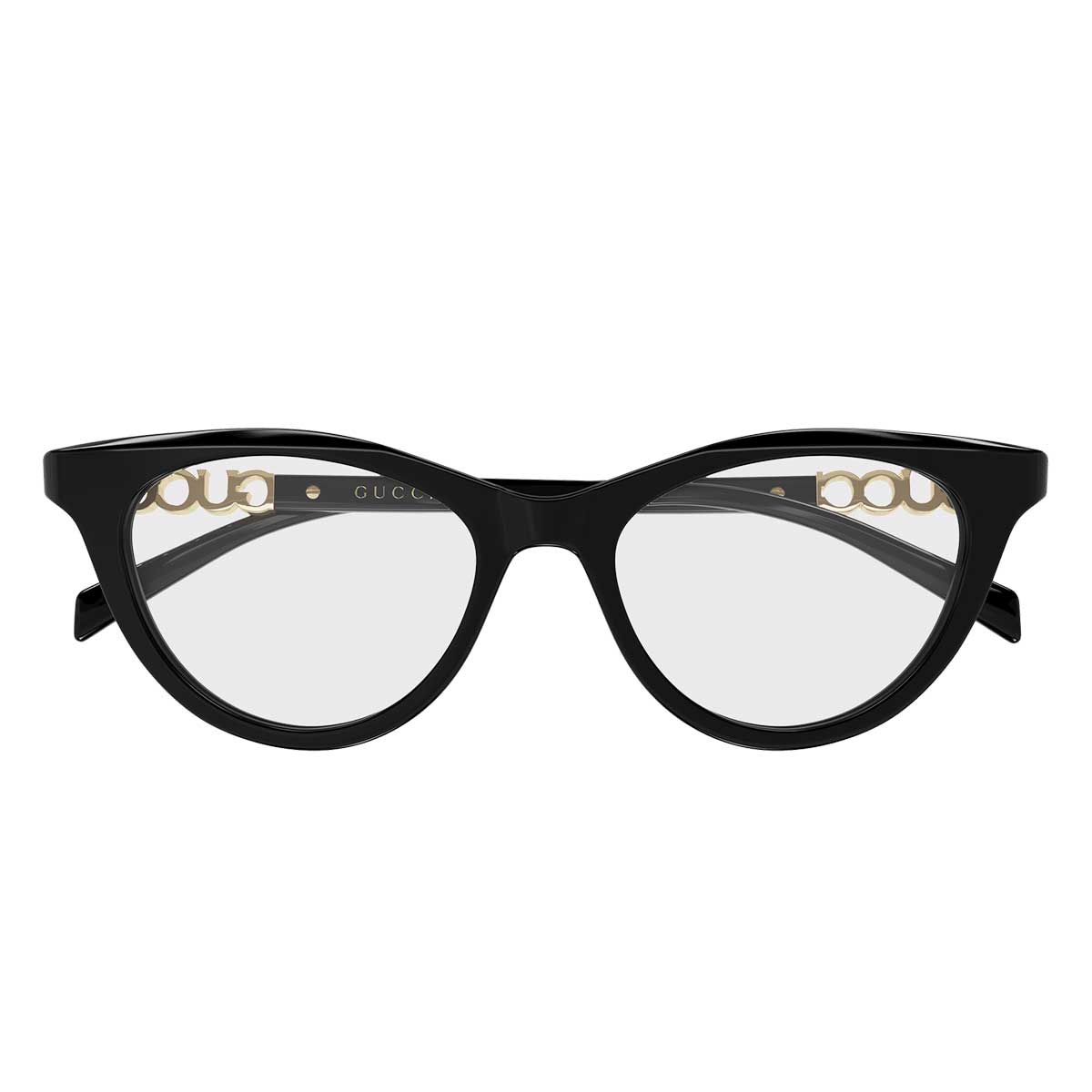 Gucci Occhiali da Vista GG2034O 005 Nero Con Strass/Trasparente Donna