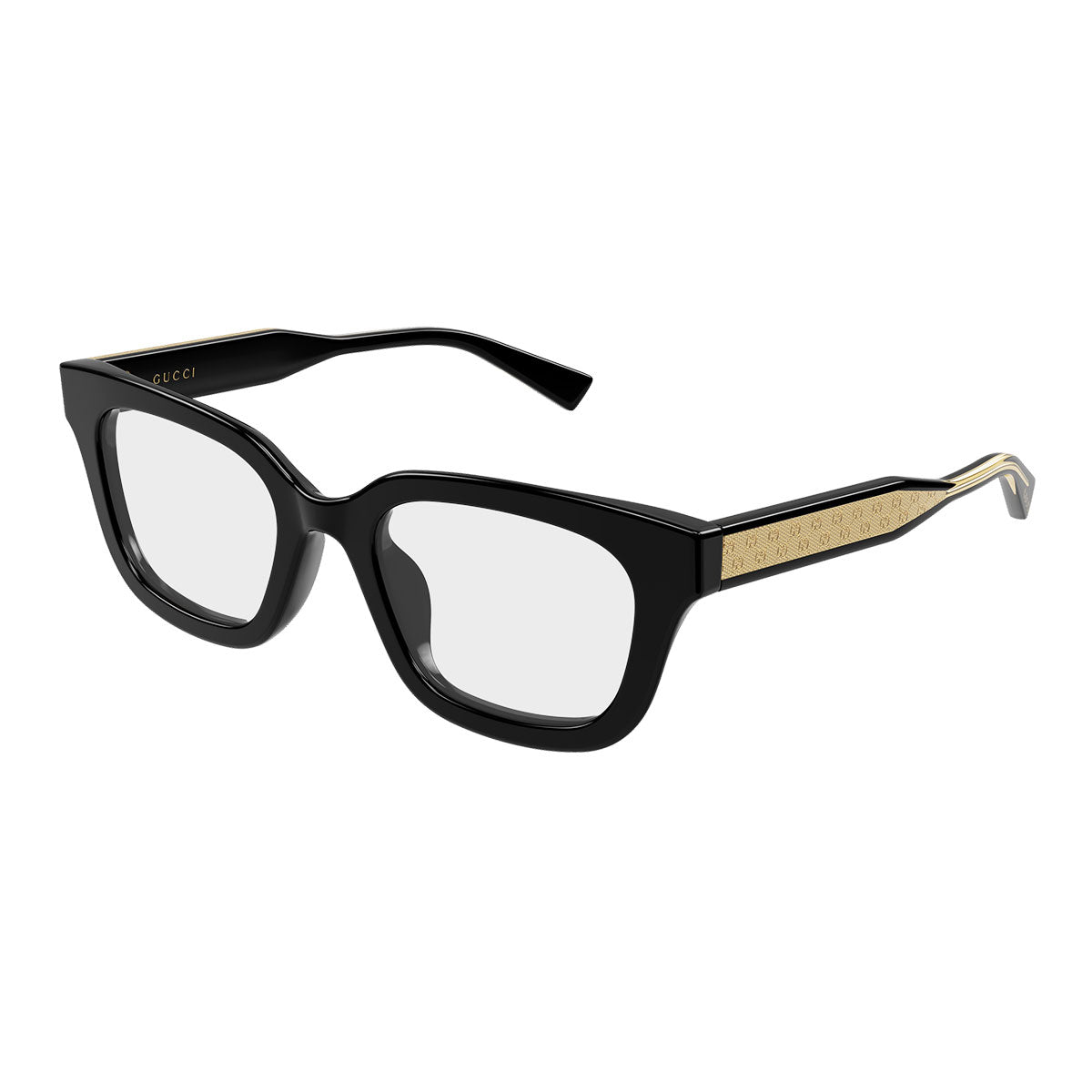 Gucci Occhiali da Vista GG2067OL 005 Nero Oro/Trasparente Donna