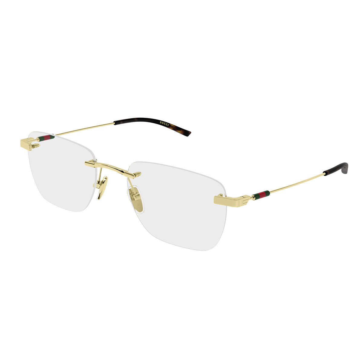Gucci Occhiali da Vista GG2099O 002 Oro/Trasparente Uomo