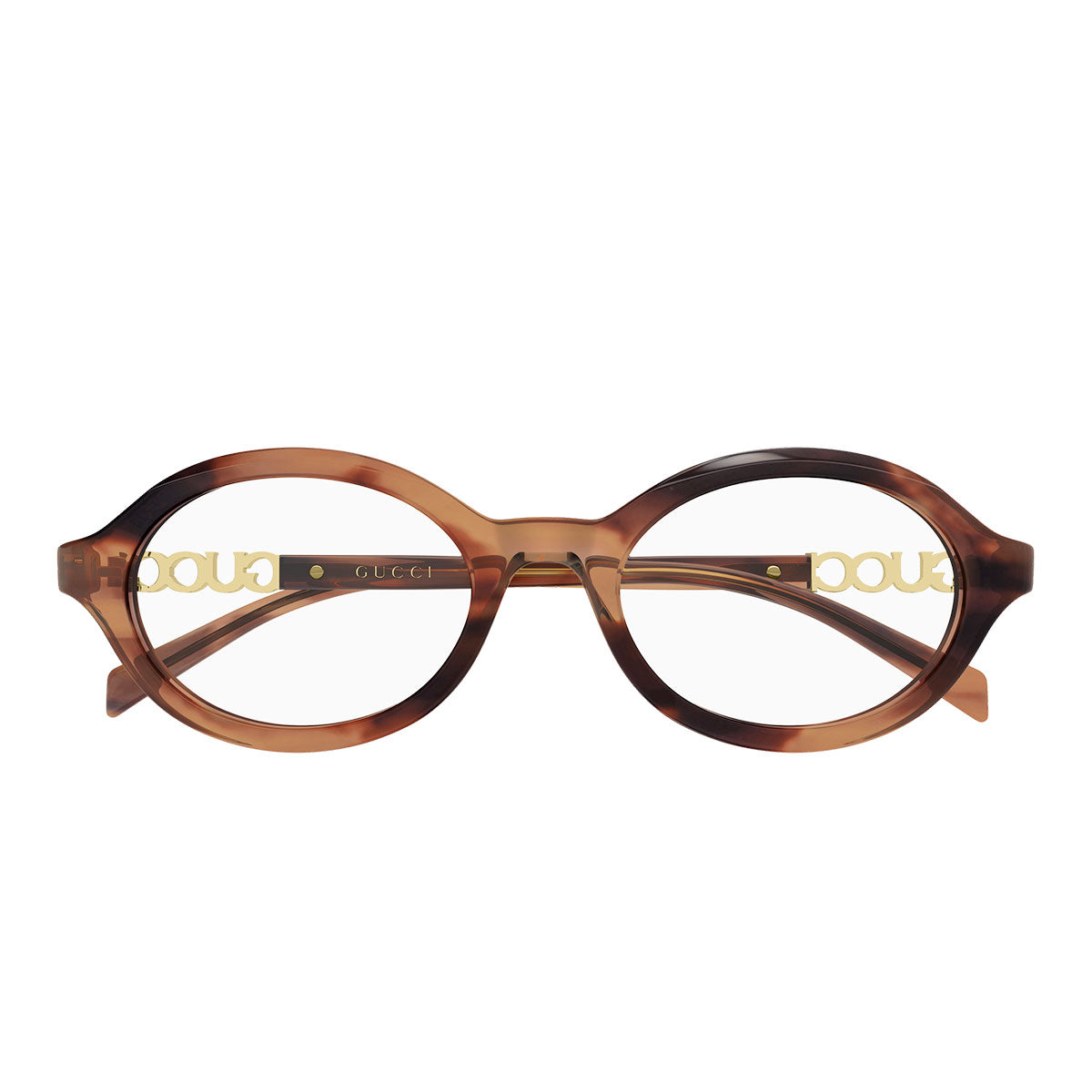 Gucci Occhiali da Vista GG2153O 003 Marrone Chiaro/Trasparente Donna