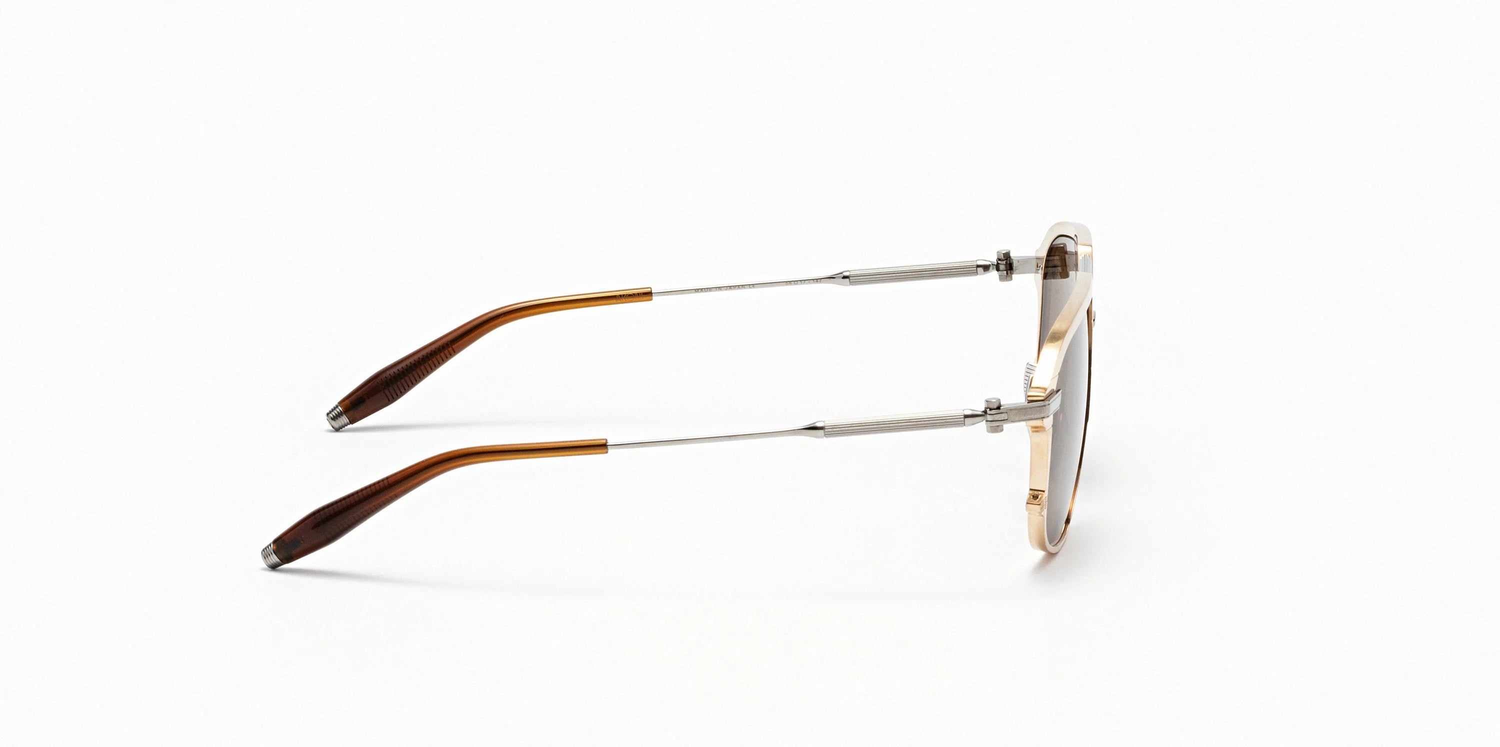 Occhiali da sole AKONI ICARUS Brushed White Gold