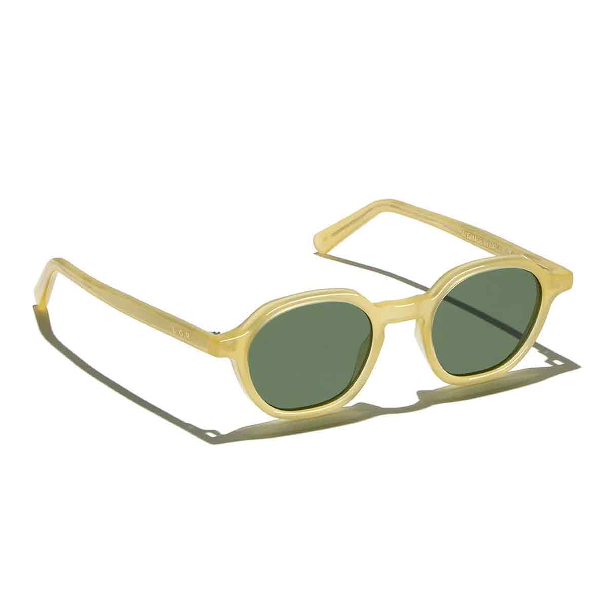 L.G.R. Occhiali da Sole Algiers 7029 Miele 08/Verde G15 2