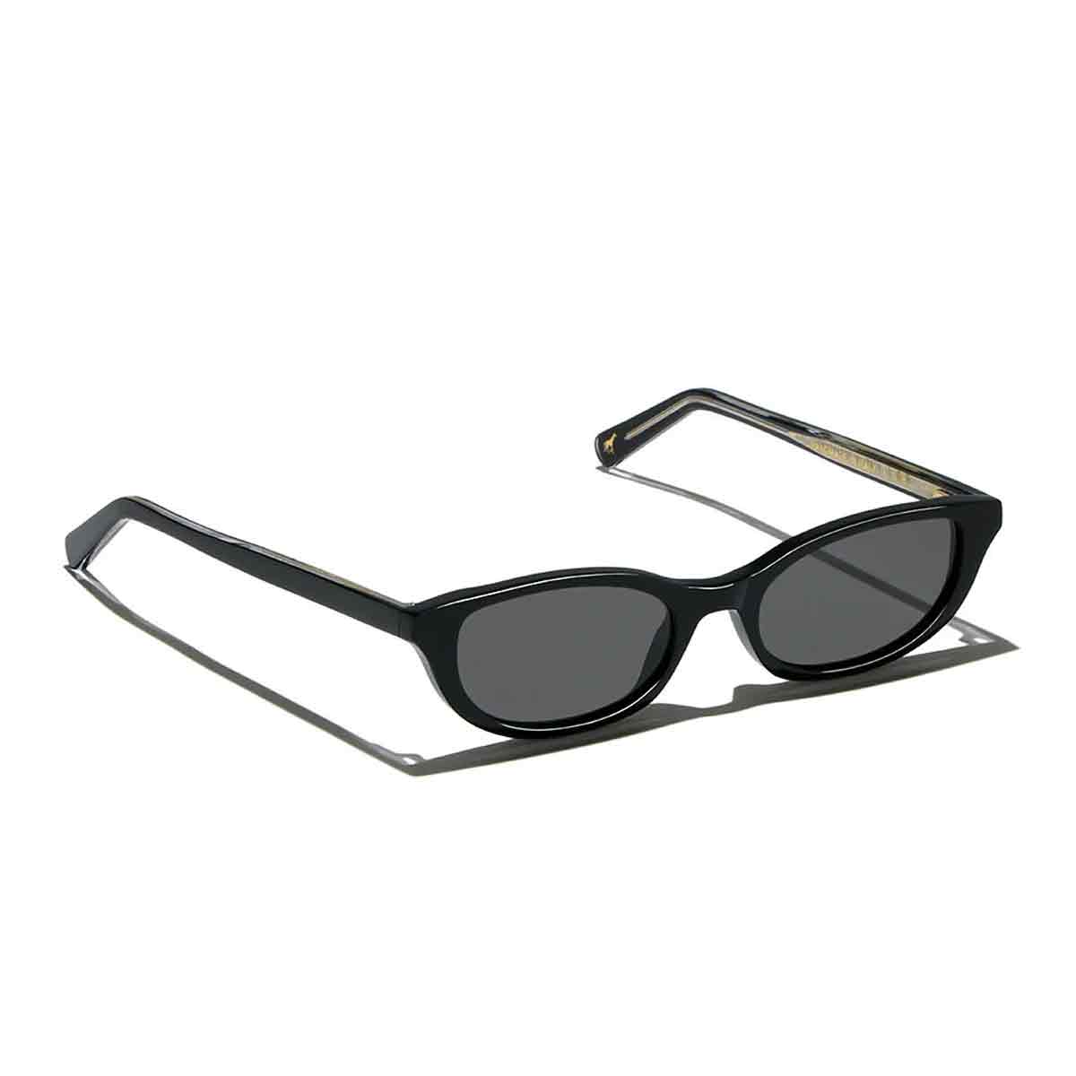 L.G.R. Occhiali da Sole Aloe 6855 Nero Oro 01D/Grigio 2