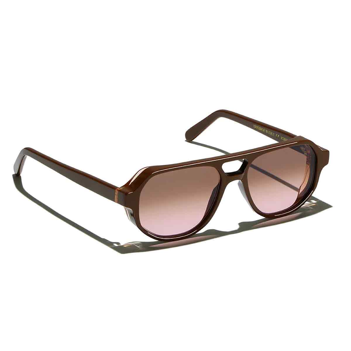 L.G.R. Occhiali da Sole Asmara 7241 Marrone/Rosso Rubino Sfumato Fotocromatici