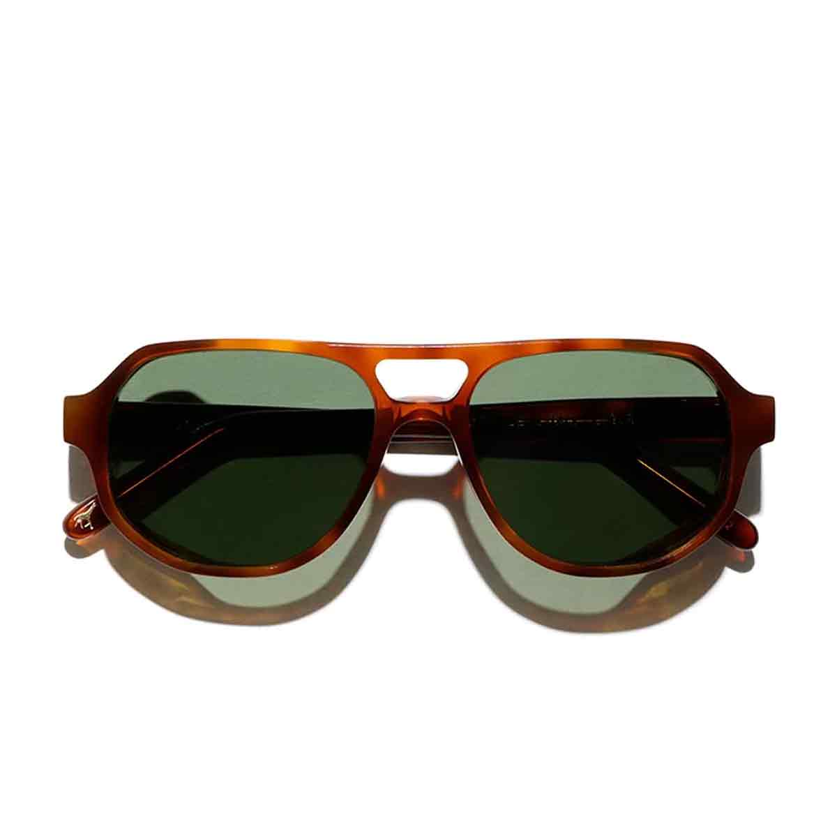 L.G.R. Occhiali da Sole Asmara Explorer 5920 Marrone Chiaro 02/Verde G15 3