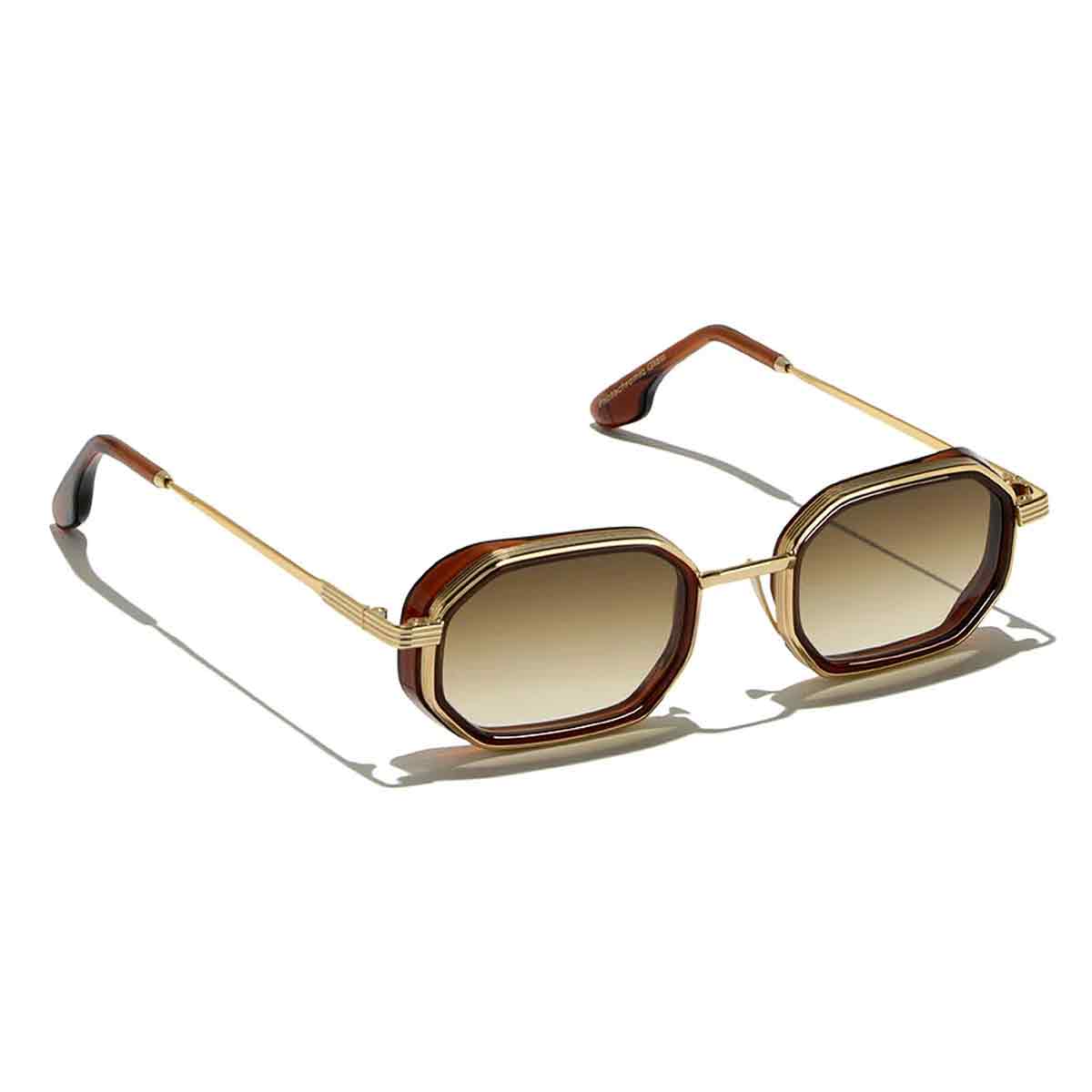 L.G.R. Occhiali da Sole Axum Explorer 6810 Oro Marrone 06/Marrone Sfumato Fotocromatici 2