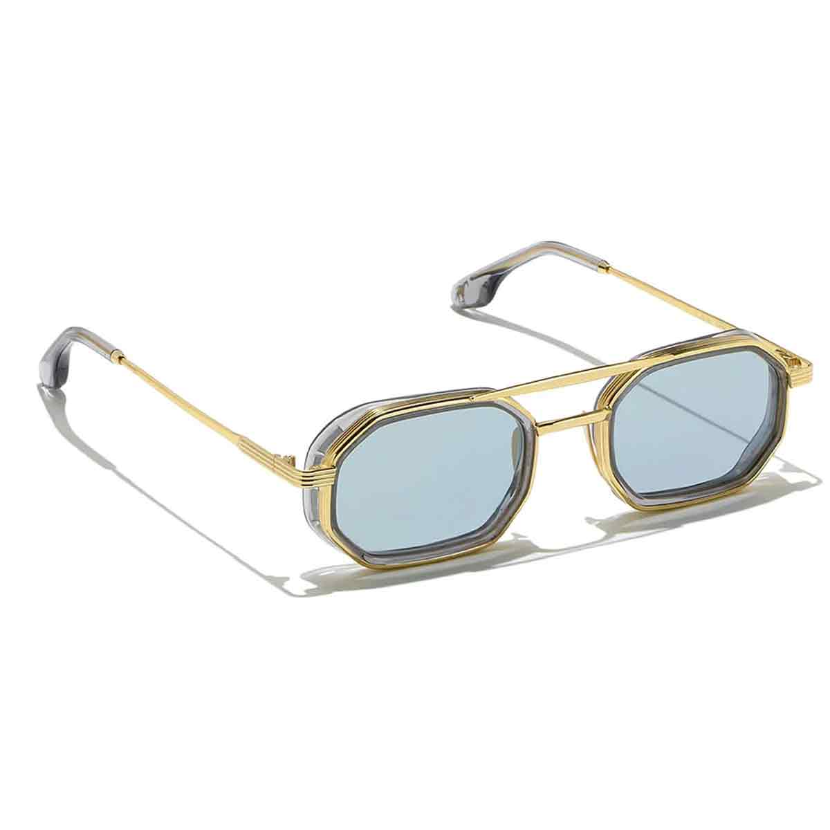 L.G.R. Occhiali da Sole Axum Explorer II 7014 Oro/Blu Fotocromatici 2