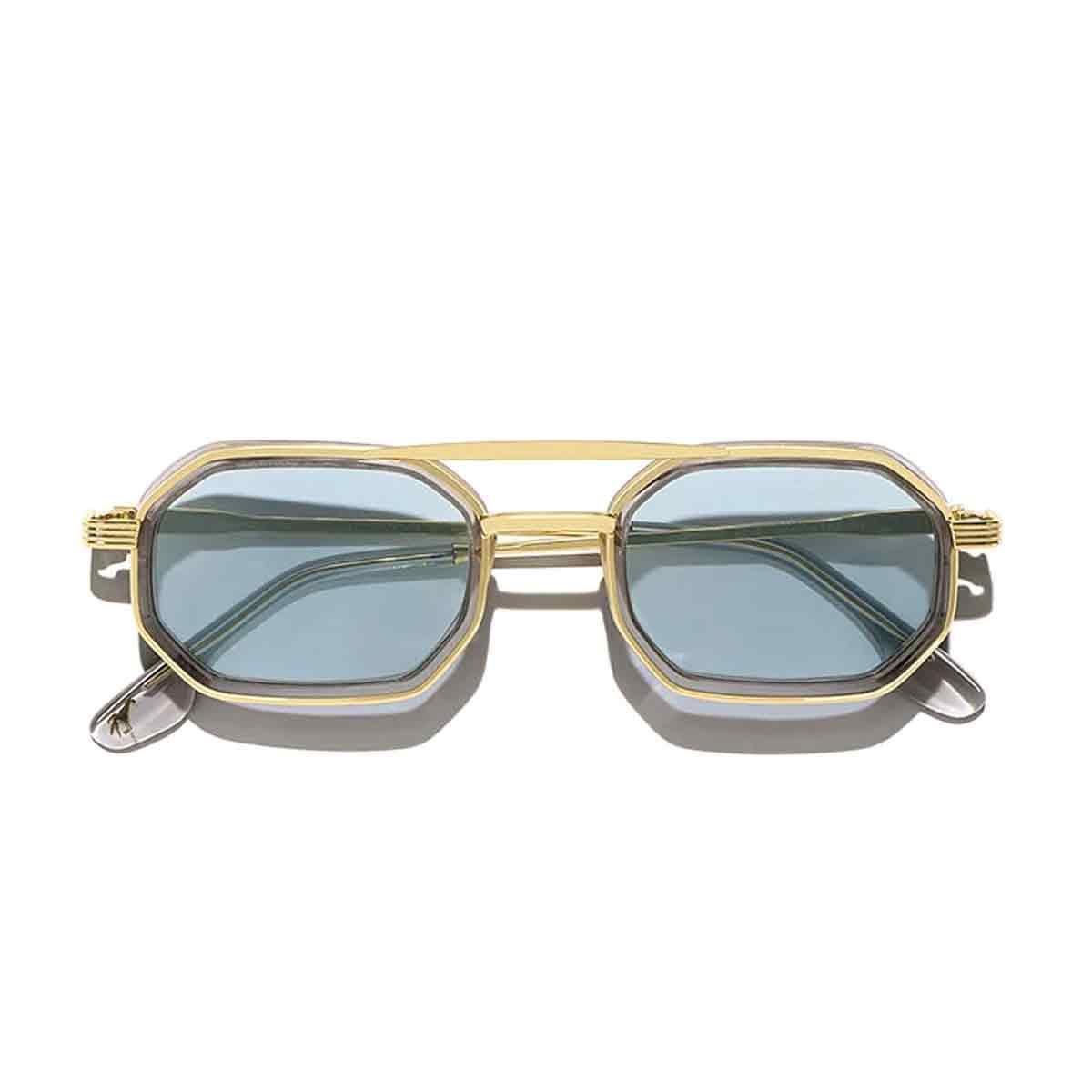 L.G.R. Occhiali da Sole Axum Explorer II 7014 Oro/Blu Fotocromatici 3