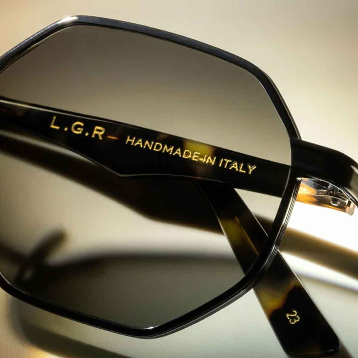 L.G.R. Occhiali da Sole Danakil 6343 Nero Marrone Tartarugato 23/Grigio 6