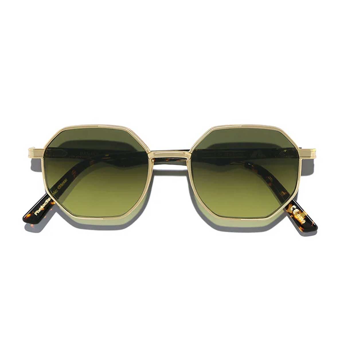 L.G.R. Occhiali da Sole Danakil 6692 Oro Marrone Scuro 09/Verde Sfumato Fotocromatici 3