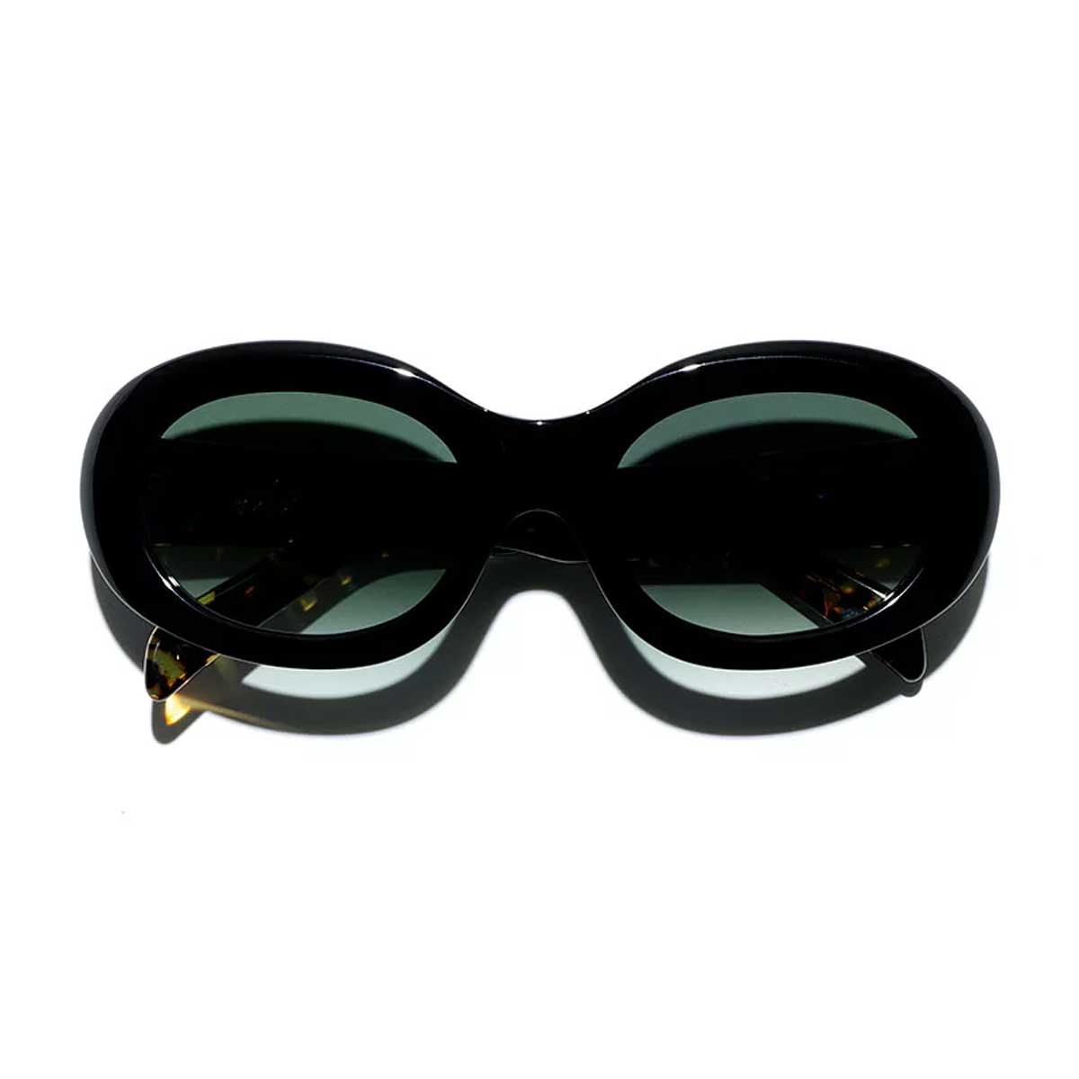 L.G.R. Occhiali da Sole Dune 5479 Nero Marrone Scuro 09B/Verde Sfumato G15 3