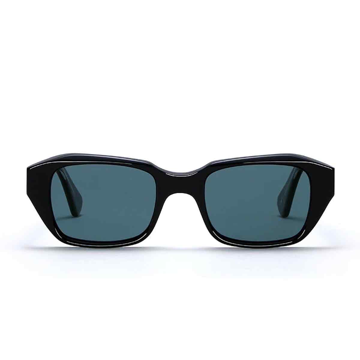 L.G.R. Occhiali da Sole Egypt 7018 Nero Argento 01D/Blu Notte Polarizzati