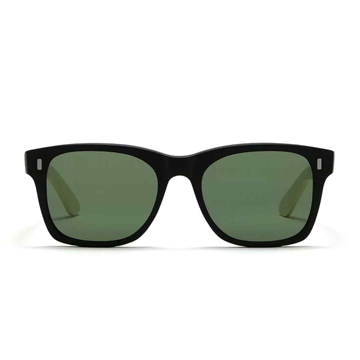 L.G.R. Occhiali da Sole Jambo 4143 Nero Opaco Beige/Verde G15