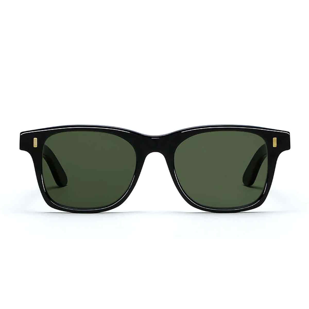L.G.R. Occhiali da Sole Jambo 7281 Nero Oro 01/Verde Scuro