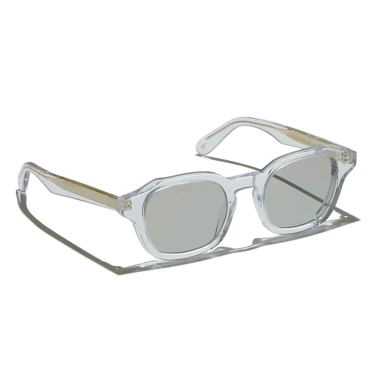 L.G.R. Occhiali da Sole Kigali 7008 Crystal Oro 27/Grigio Chiaro Fotocromatici