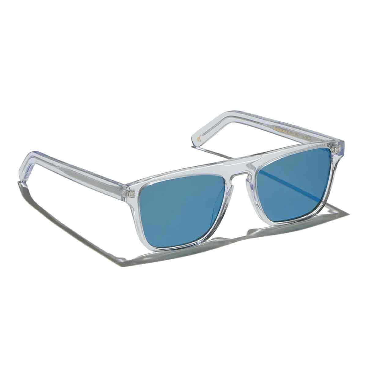 L.G.R. Occhiali da Sole Luanda II 6685 Crystal 27/Blu Specchiato Polarizzati
