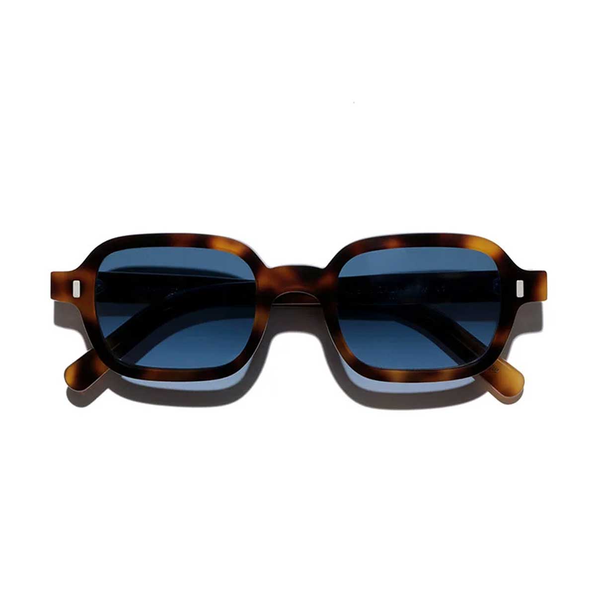 L.G.R. Occhiali da Sole Marrakech Bold 6307 Marrone Maculato 39/Blu Sfumato HD