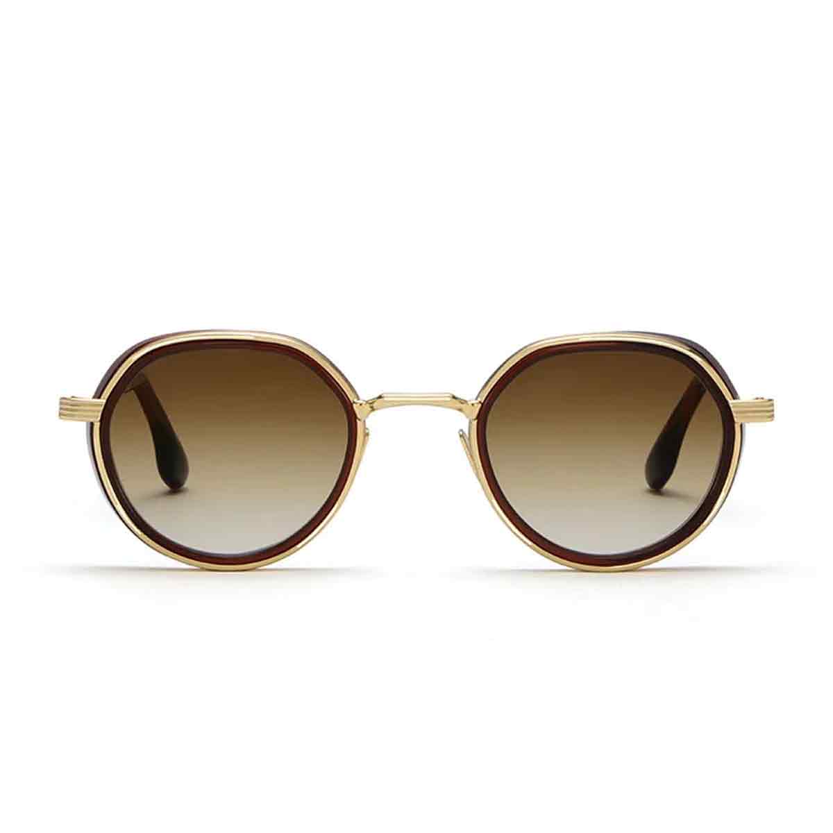 L.G.R. Occhiali da Sole Meknes Explorer 6812 Oro Marrone 06/Marrone Sfumato Fotocromatici