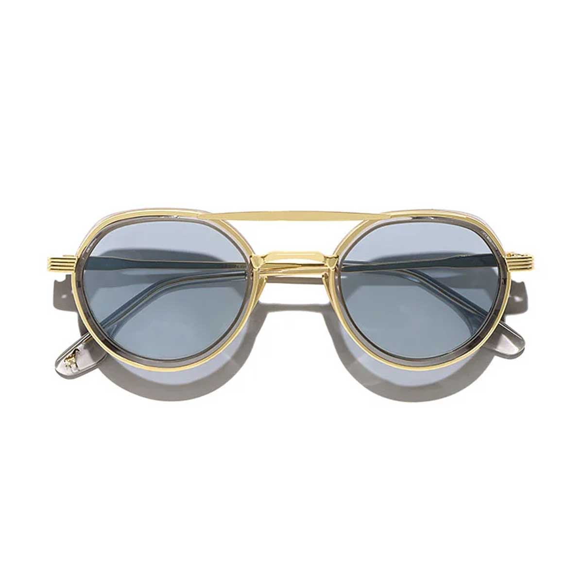 L.G.R. Occhiali da Sole Meknes Explorer II 7016 Oro/Blu Fotocromatici