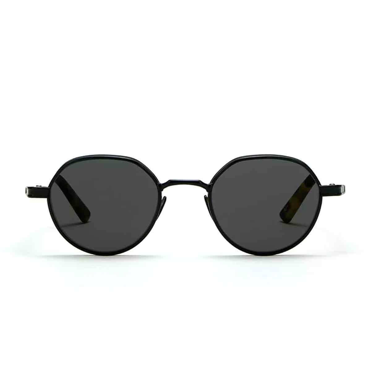 L.G.R. Occhiali da Sole Meknes Nero Marrone Tartarugato 23/Grigio