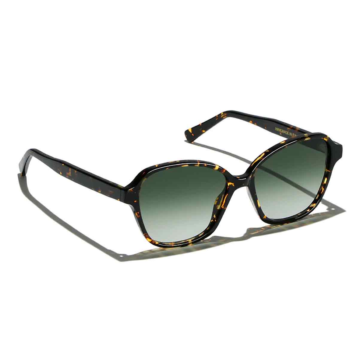 L.G.R. Occhiali da Sole Monrovia 7035 Marrone Scuro 09/Verde Sfumato G15 2