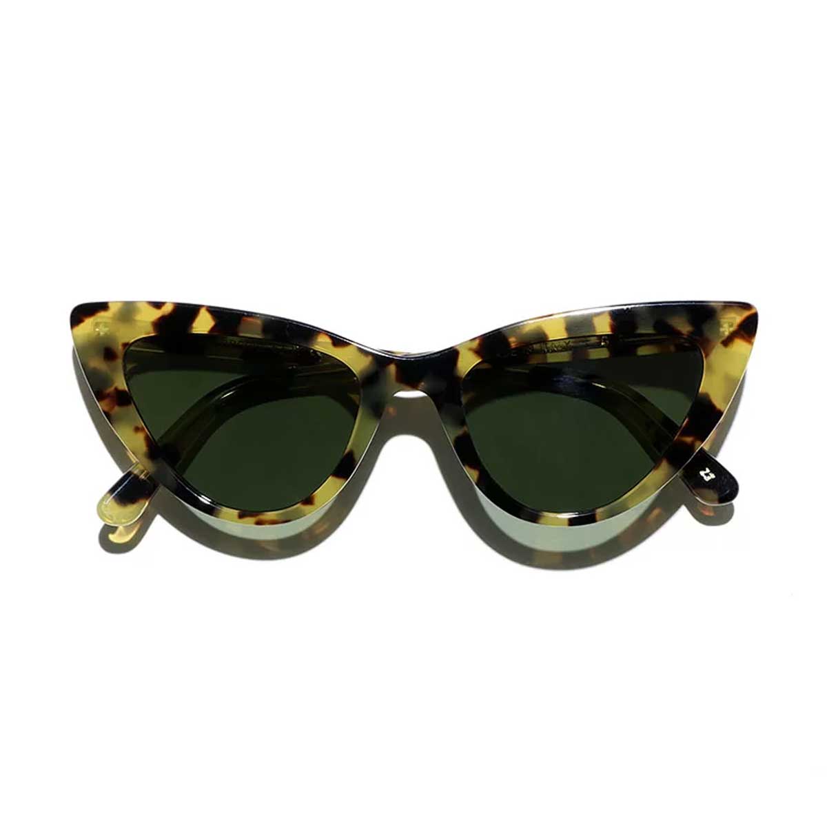 L.G.R. Occhiali da Sole Orchid 5700 Marrone Tartarugato 23/Verde G15 3