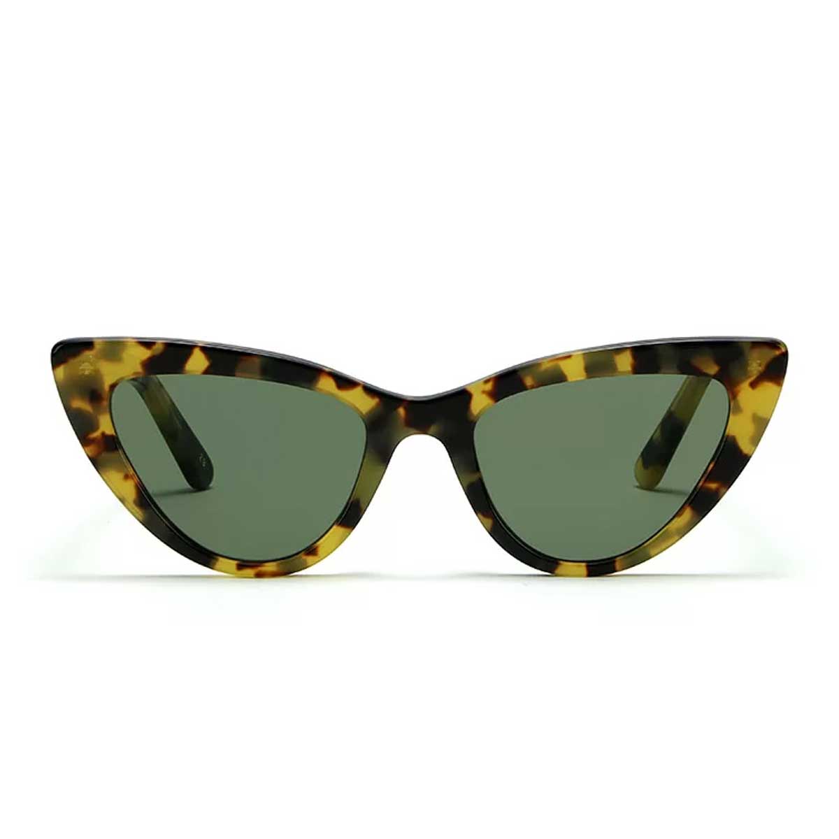 L.G.R. Occhiali da Sole Orchid 5700 Marrone Tartarugato 23/Verde G15