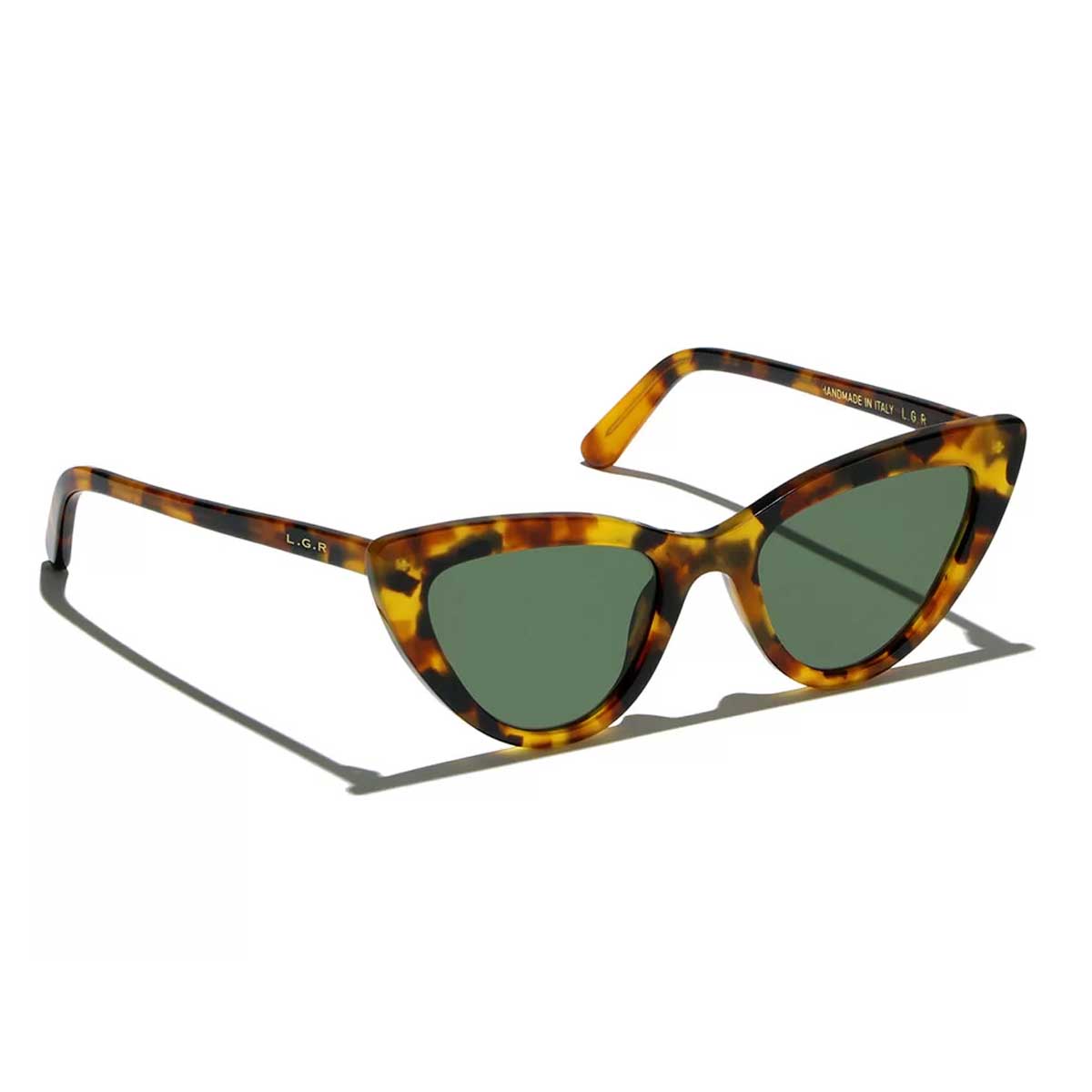 L.G.R. Occhiali da Sole Orchid 5924 Marrone 74/Verde G15 2