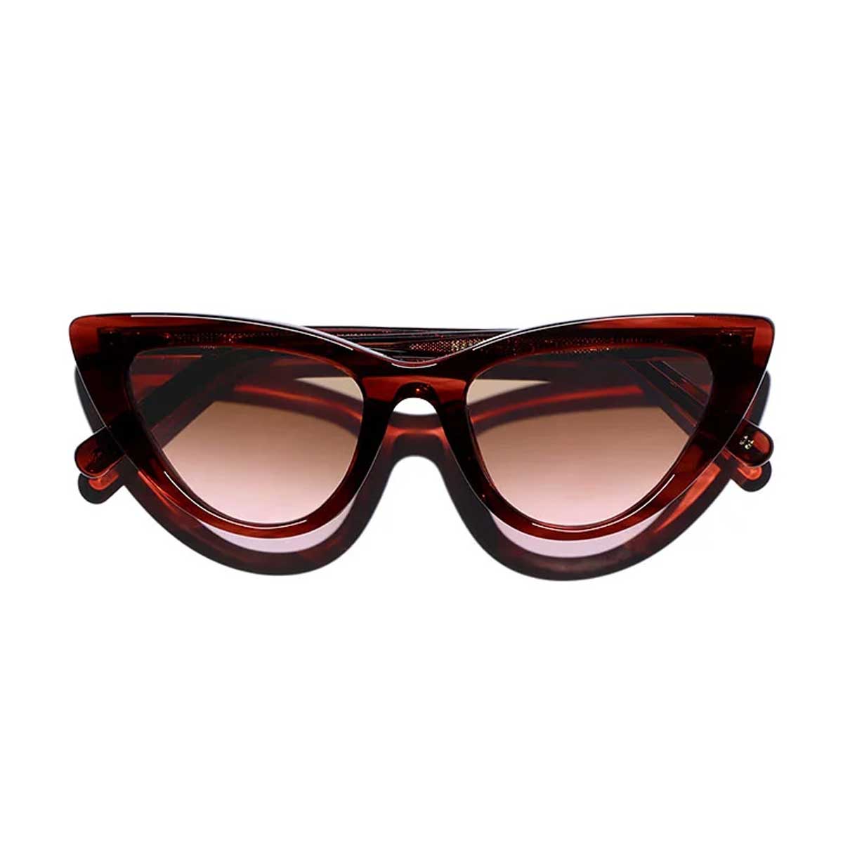 L.G.R. Occhiali da Sole Orchid 7084 Marrone 103/Rosso Rubino Sfumato Fotocromatici 3