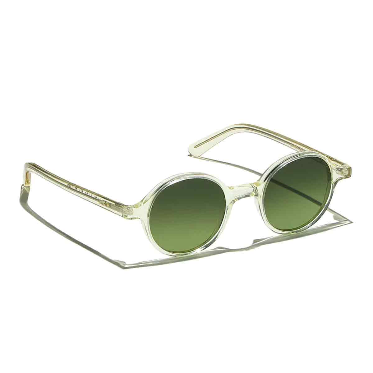 L.G.R. Occhiali da Sole Reunion Champagne 49/Verde G15 2