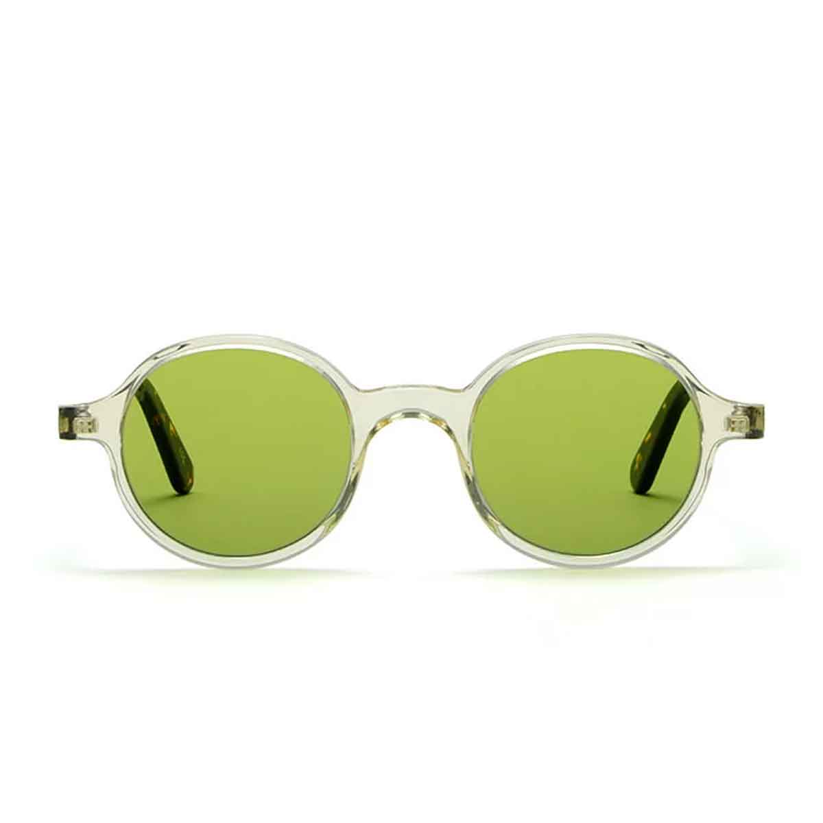 L.G.R. Occhiali da Sole Reunion Champagne Marrone Scuro 49C/Verde Fotocromatici