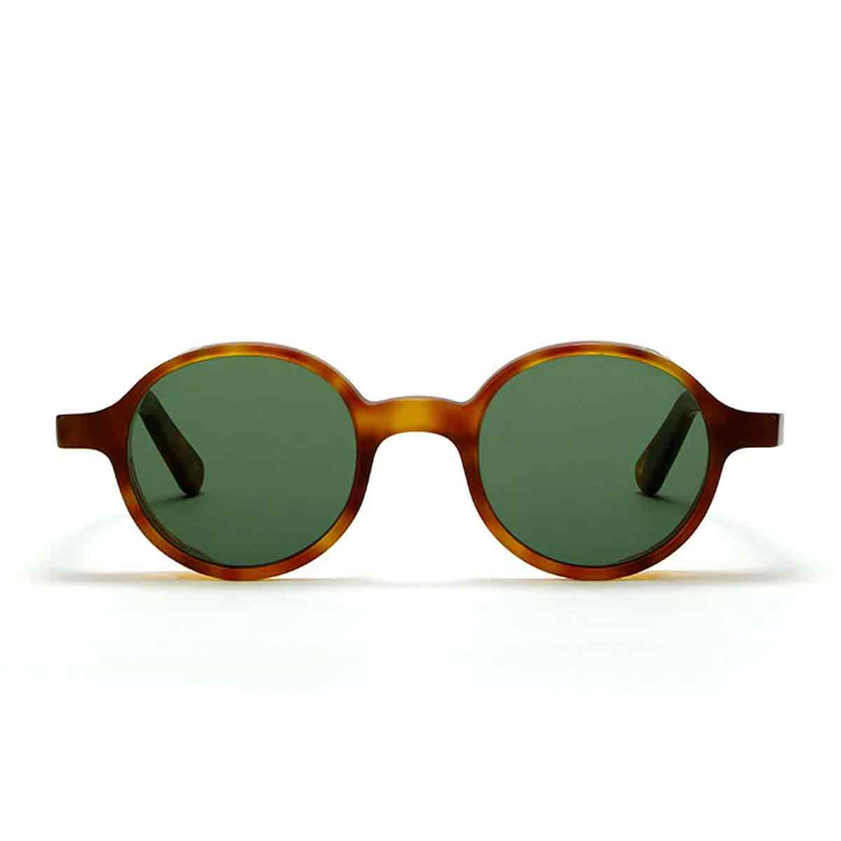 L.G.R. Occhiali da Sole Reunion Explorer Marrone Chiaro 02/Verde G15