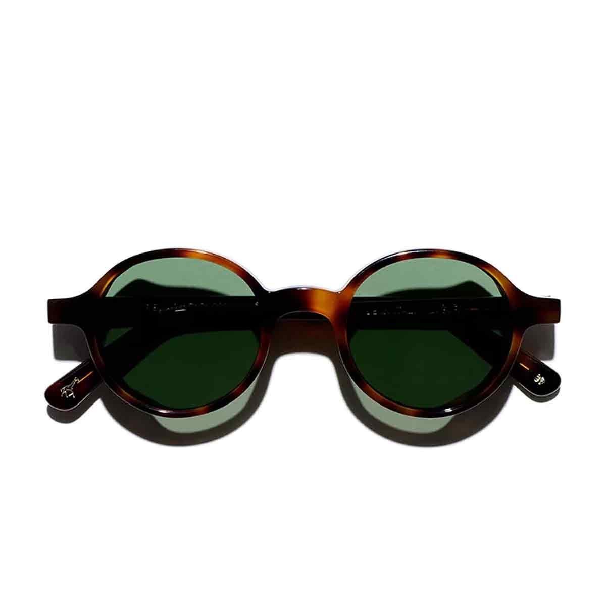 L.G.R. Occhiali da Sole Reunion Explorer Marrone Maculato 39/Verde G15 3