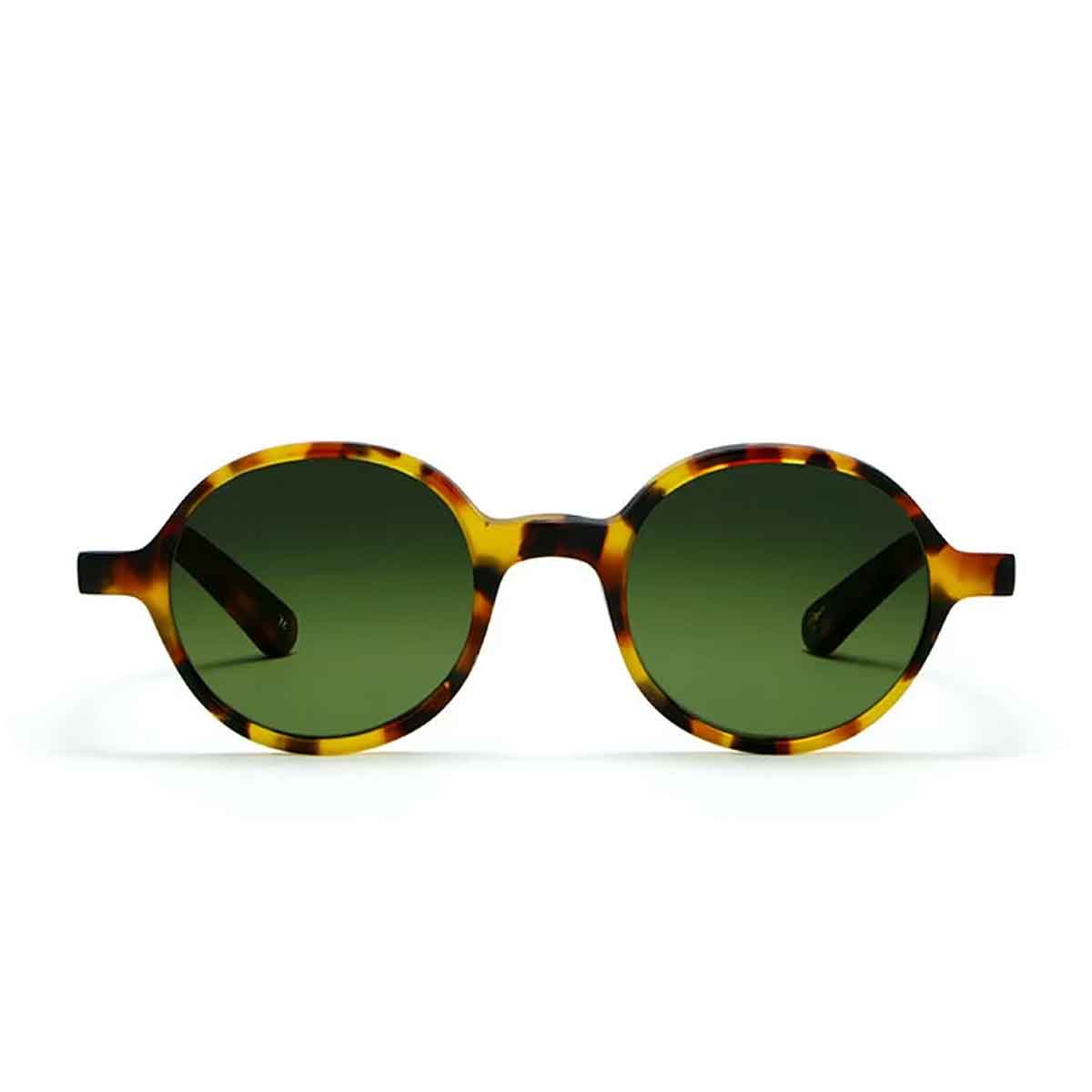 L.G.R. Occhiali da Sole Reunion Marrone 74/Verde G15