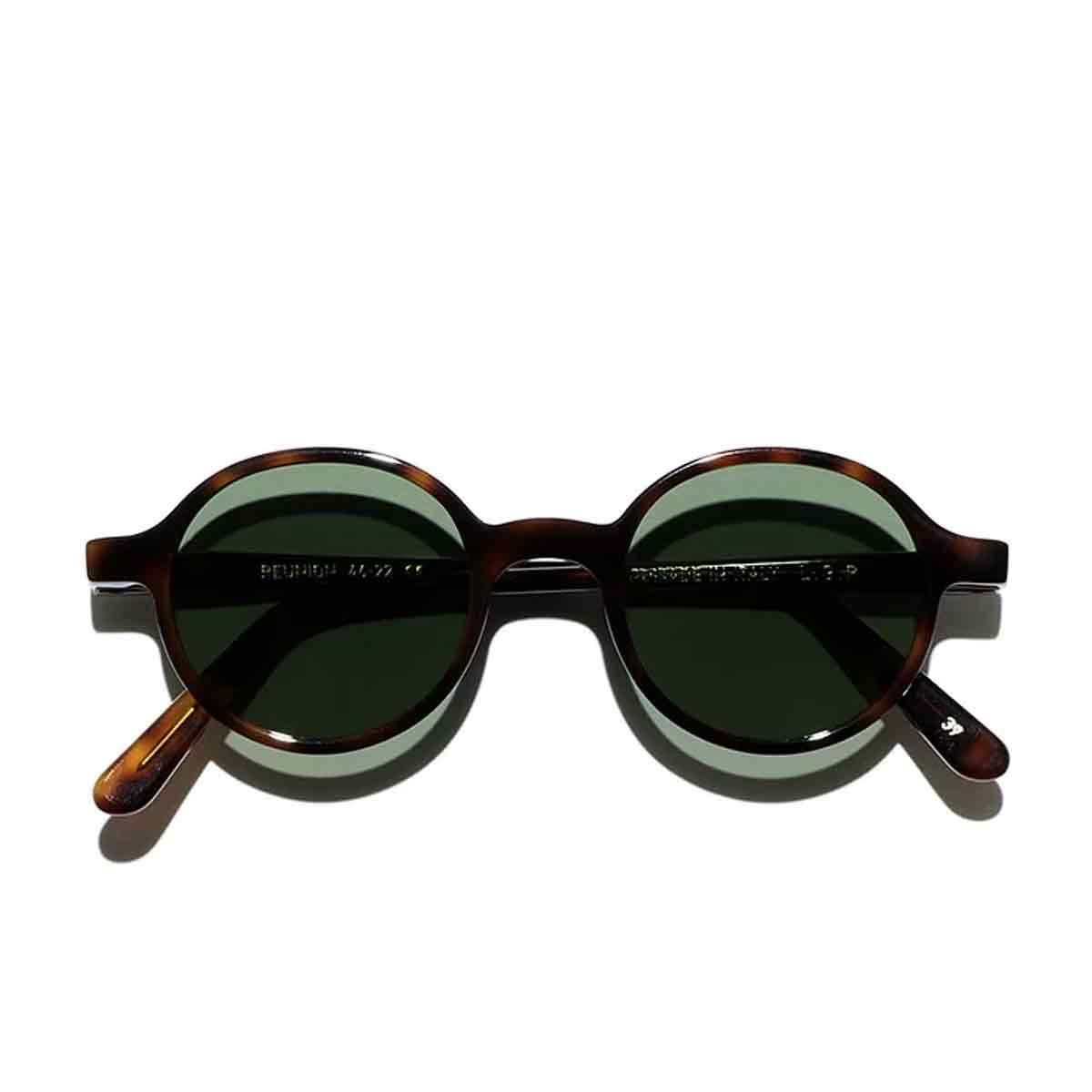 L.G.R. Occhiali da Sole Reunion Marrone Maculato 39/Verde G15 3