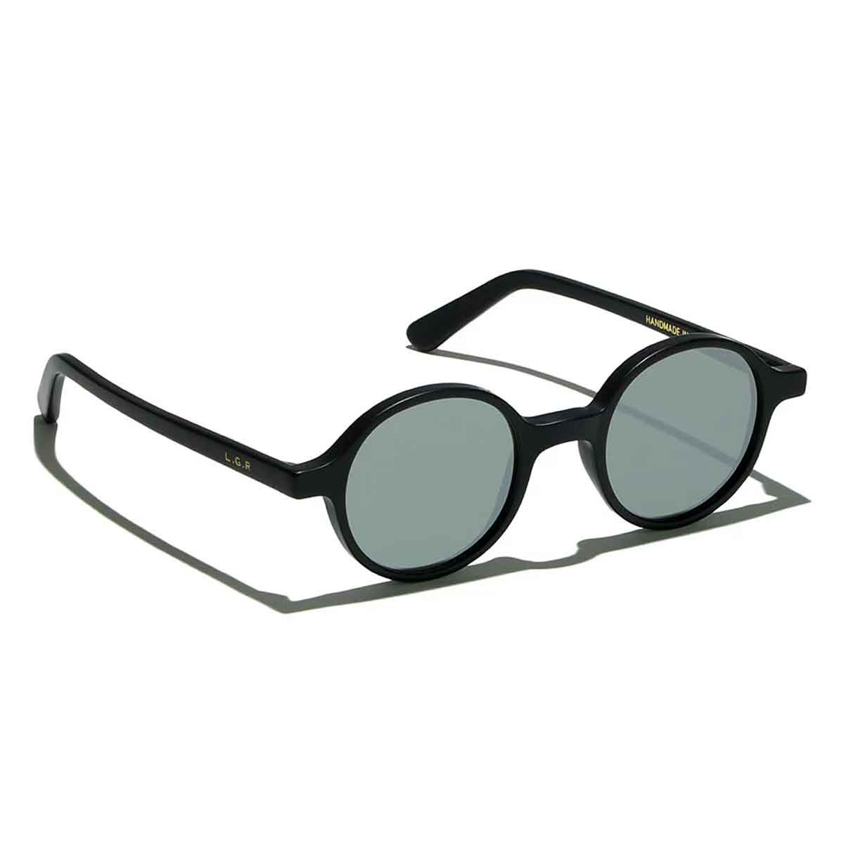 L.G.R. Occhiali da Sole Reunion Nero Opaco 22/Argento Specchiato 2