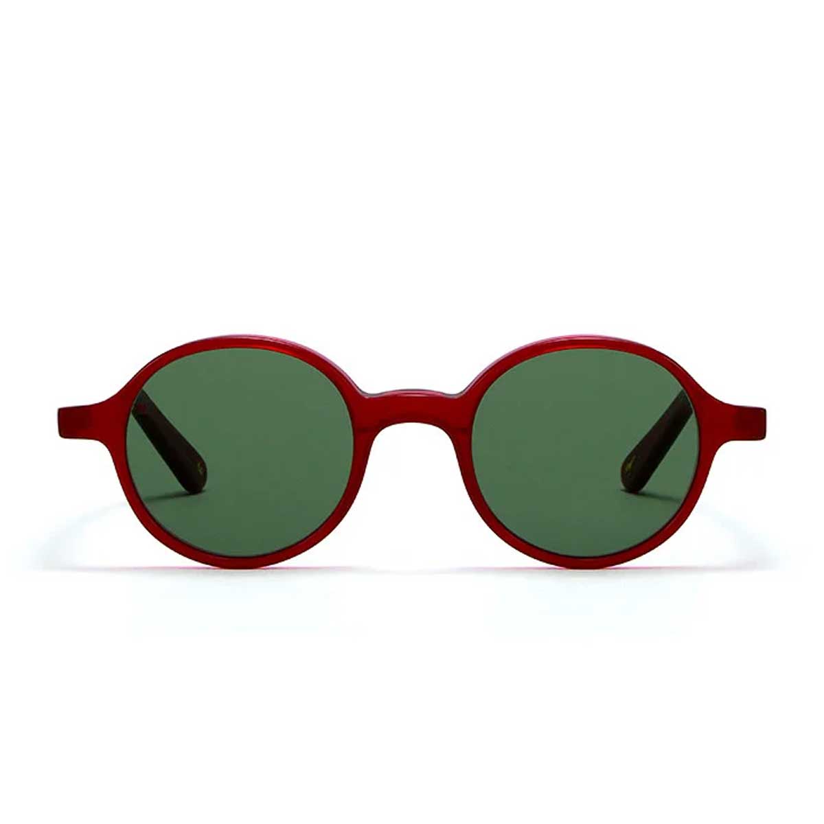 L.G.R. Occhiali da Sole Reunion Rosso 80/Verde G15