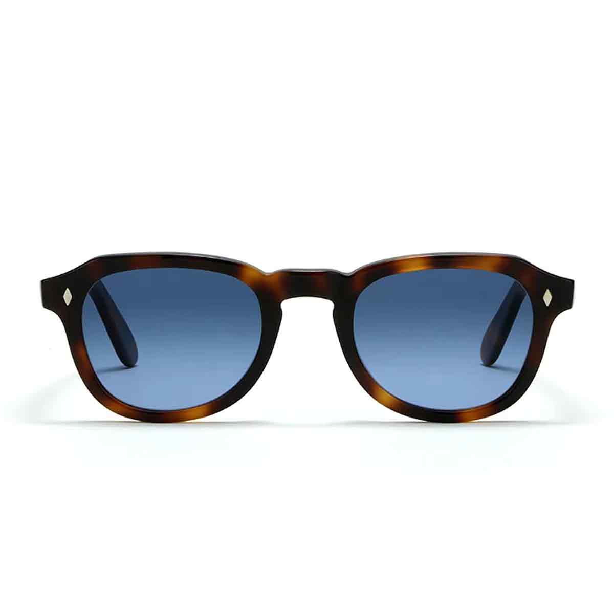 L.G.R. Occhiali da Sole Simba 4043 Marrone Maculato 39/Blu HD