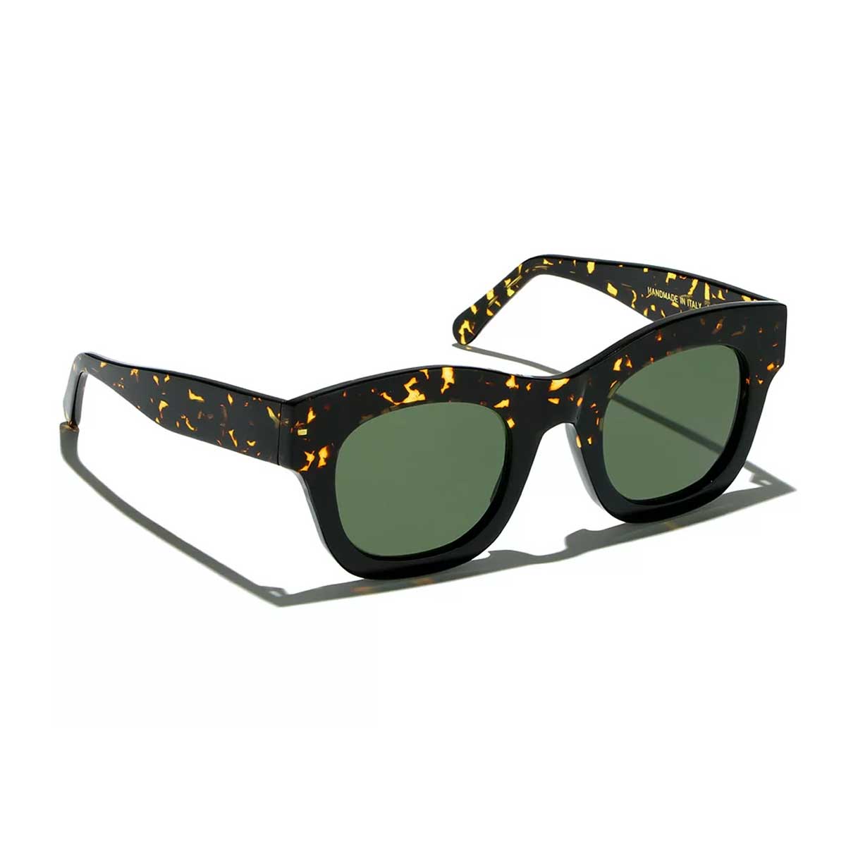 L.G.R. Occhiali da Sole Sofia 4572 Marrone Scuro 09B/Verde G15 2