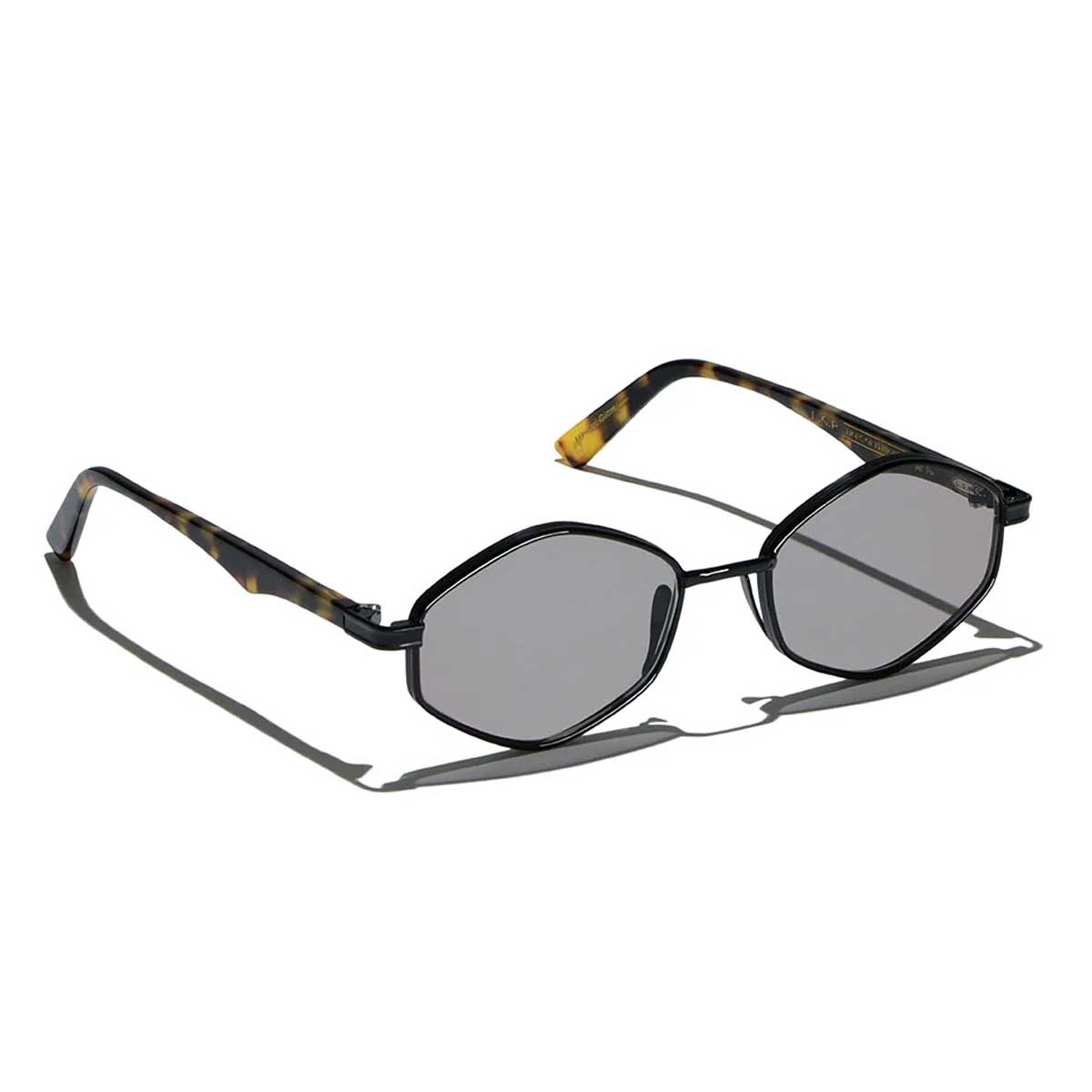 L.G.R. Occhiali da Sole Tigray 6451 Nero Marrone Tartarugato 23/Grigio Chiaro Fotocromatici 2
