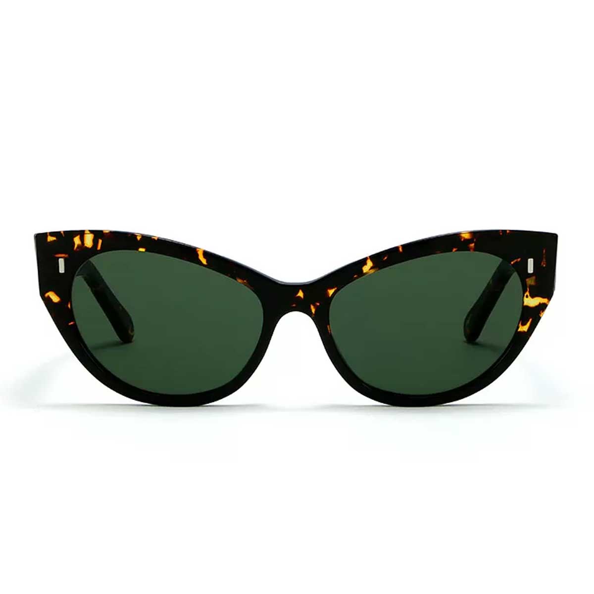 L.G.R. Occhiali da Sole Twiga 4050 Nero Marrone Scuro 09/Verde Scuro G15