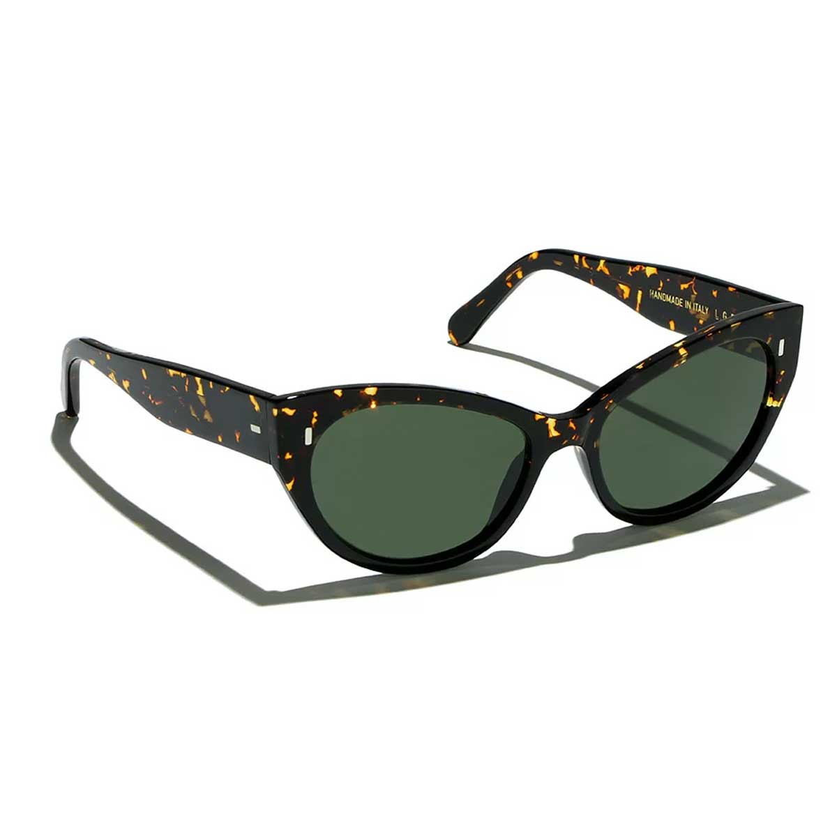 L.G.R. Occhiali da Sole Twiga 4688 Nero Marrone Scuro 09B/Verde Scuro G15 2