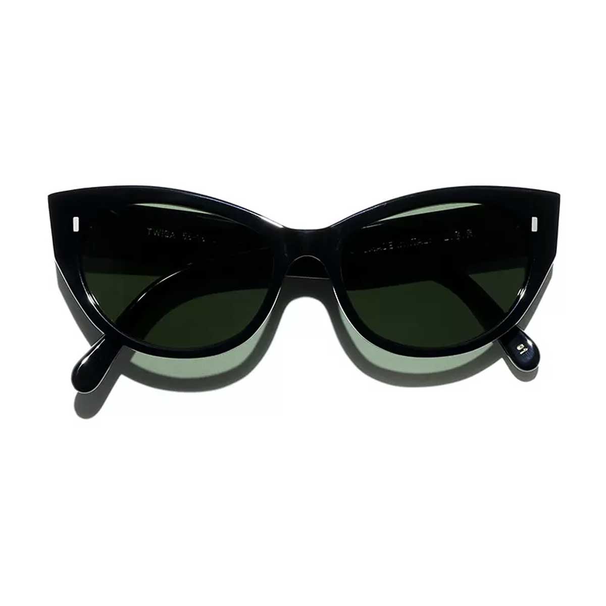 L.G.R. Occhiali da Sole Twiga 4988 Nero 01/Verde G15