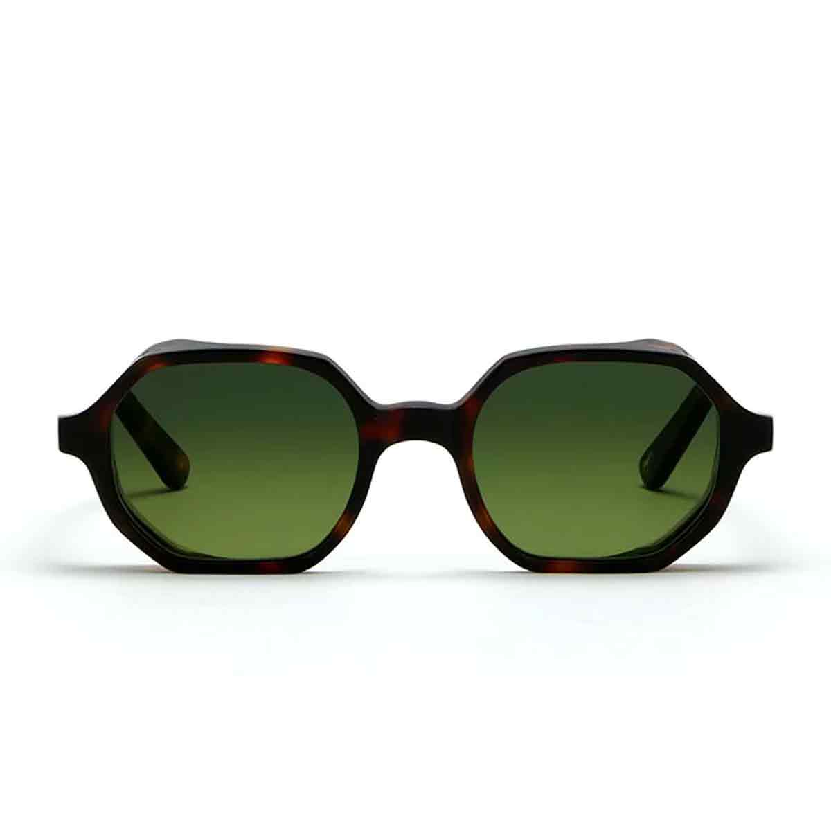 L.G.R. Occhiali da Sole Zanzibar Explorer 5971 Marrone Maculato 39/Verde G15