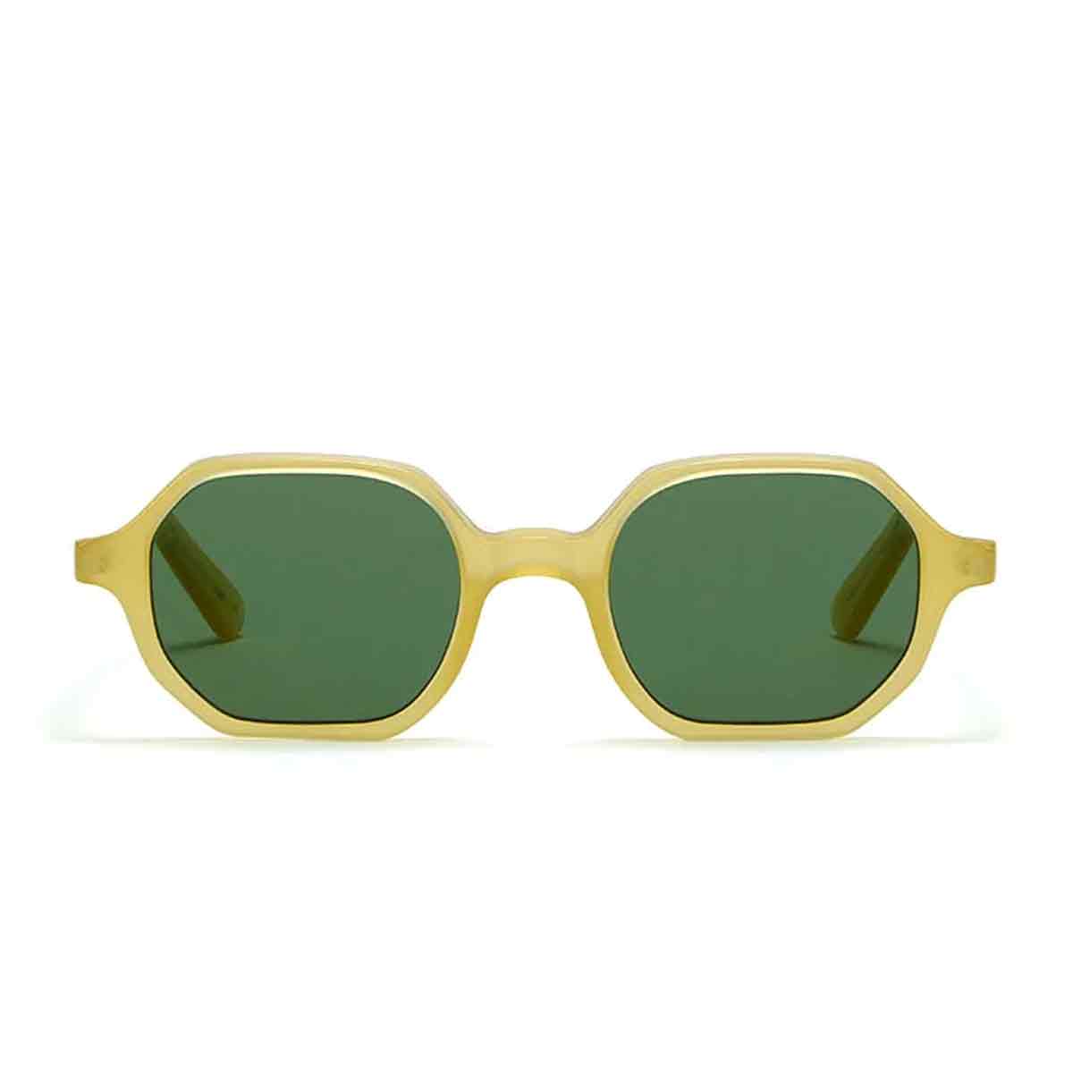 L.G.R. Occhiali da Sole Zanzibar Miele 08/Verde G15