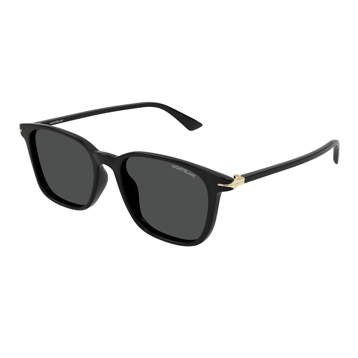Montblanc Occhiali da Sole MB0338S 001 Nero/Grigio Uomo 2