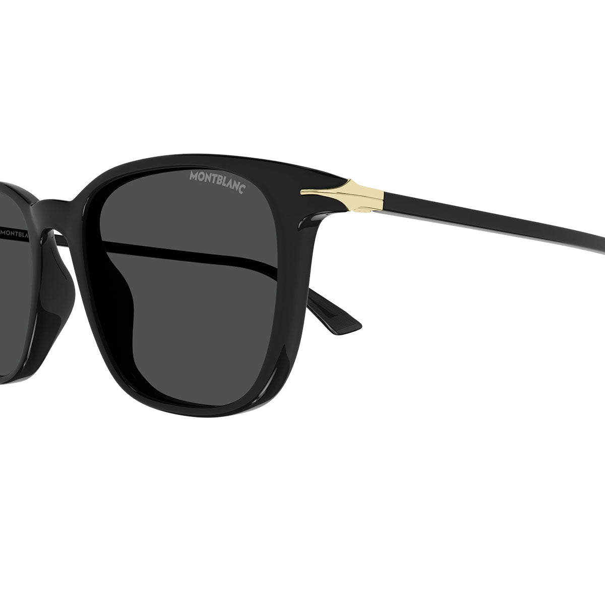 Montblanc Occhiali da Sole MB0338S 001 Nero/Grigio Uomo